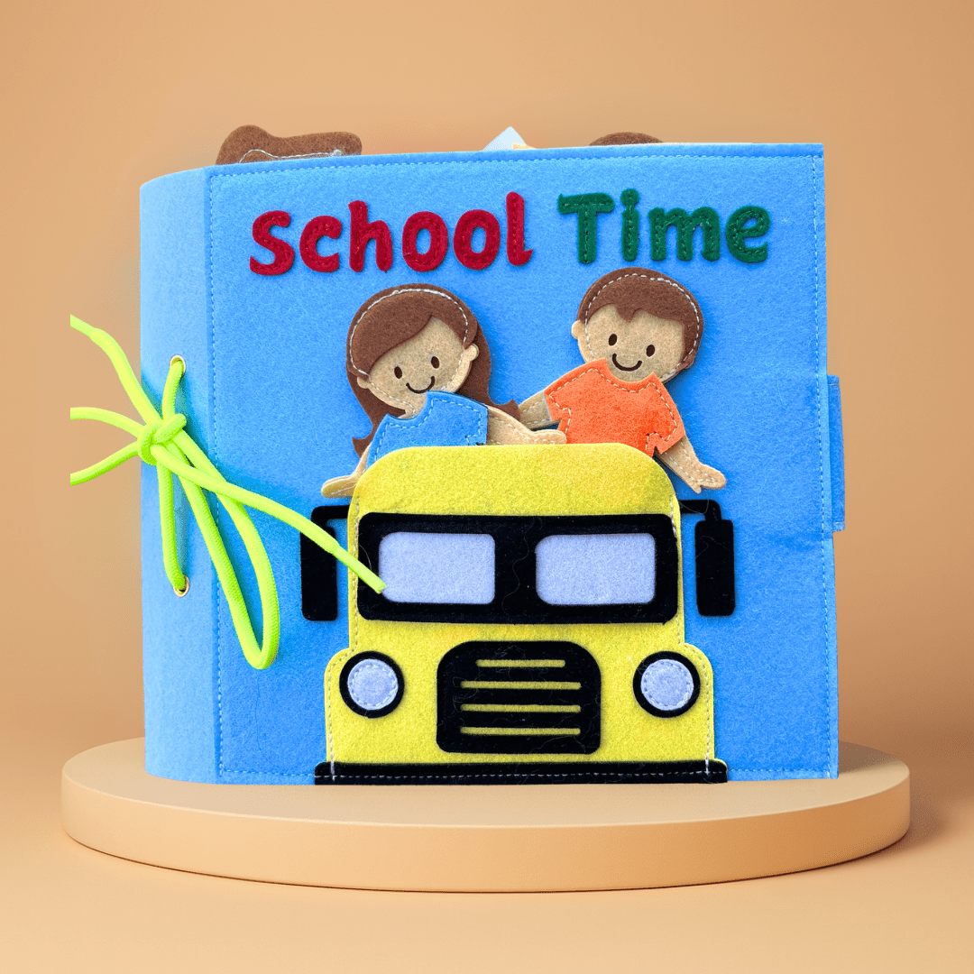 4 Pack Felt Busy Book Bundle | Screen - Free Educational Activity Books for Kids - Smartypals
